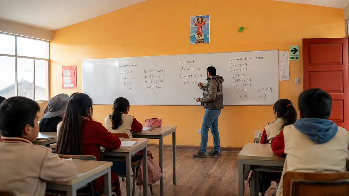 Imagen ilustrativa de aula para la ruta de Álgebra